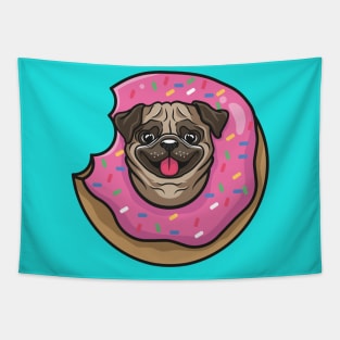 Pug donuts Tapestry