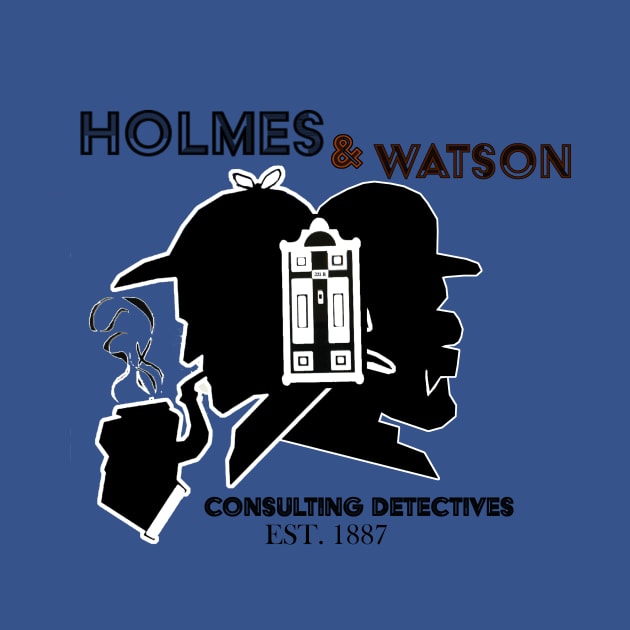 Holmes and Watson by Wilber’s Ink