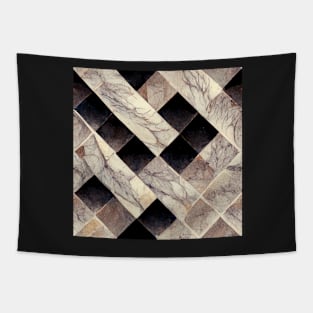 Marble style pattern art 34 regular grid Tapestry