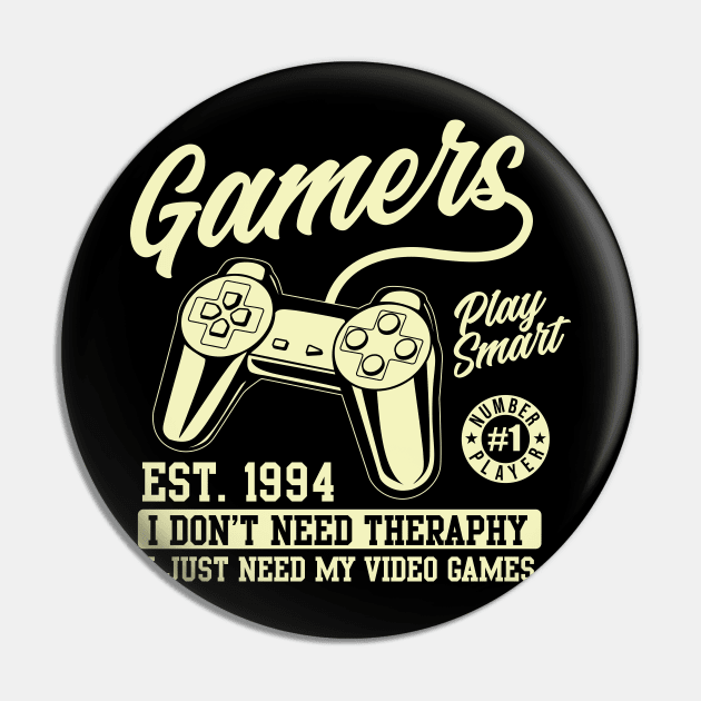 Gamers Pin by FernyDesigns