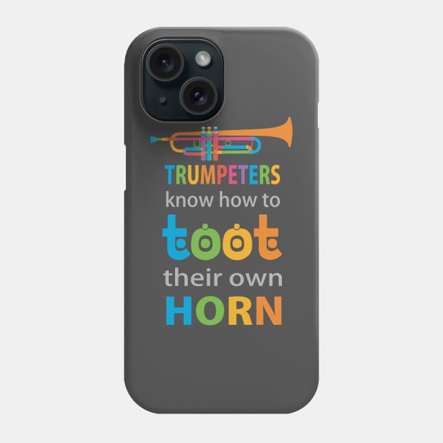 Trumpet T-Shirt Phone Case by evisionarts