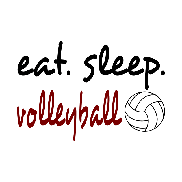 eat. sleep. volleyball by almosthome