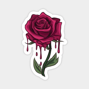 Blood Rose Magnet