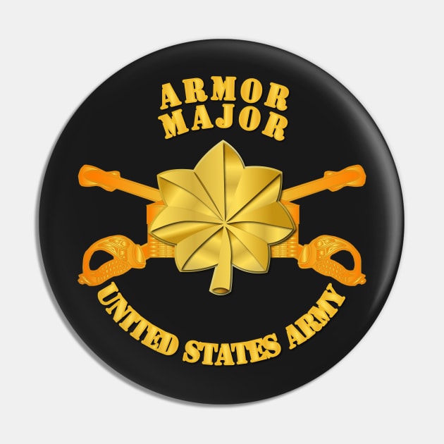 Armor - Officer - Maj Pin by twix123844