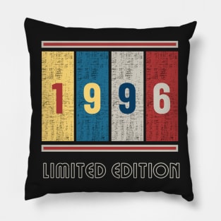 Born in 1996 Vintage Design Pillow