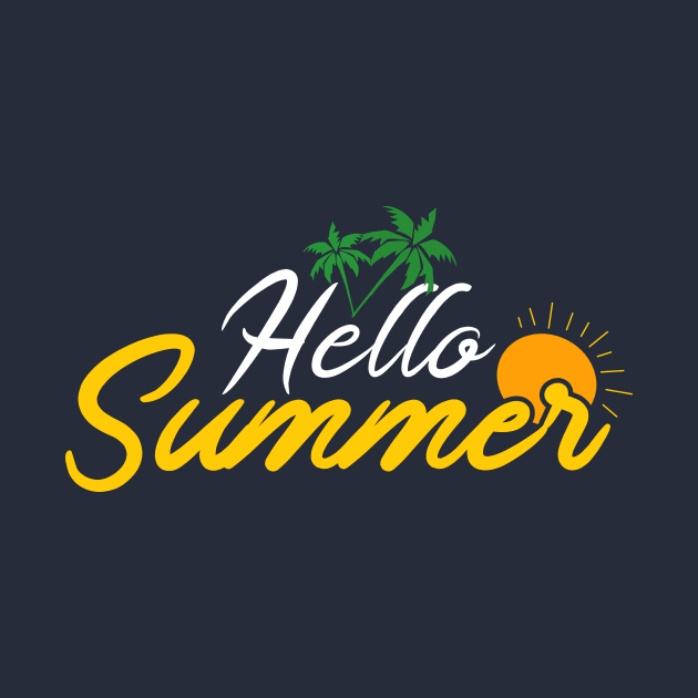 Hello Summer // Cute Summertime by SLAG_Creative