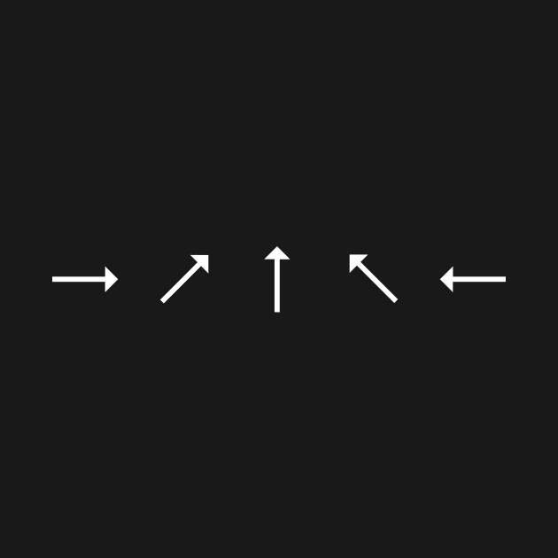 Arrow Lines Rotating Minimal Design (Pattern Collection) by Minimal DM