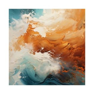 Wavy painting T-Shirt