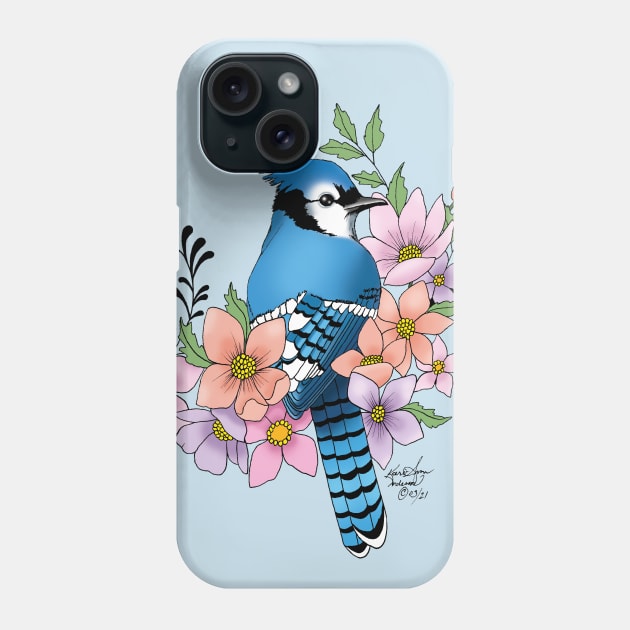 Blue Jay Phone Case by tigressdragon