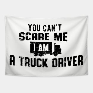 You cant scare me (black) Tapestry