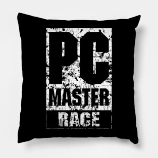 PC Master Race - Grunge Pillow