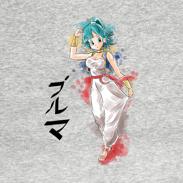 Discover Bulma Watercolor - Dragon Ball - T-Shirt