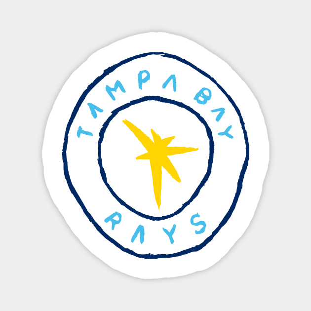 Tampa Bay Raaaays 05 Magnet by Very Simple Graph