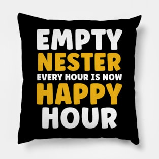 Funny Empty Nester Mom Dad Empty Nest Pillow