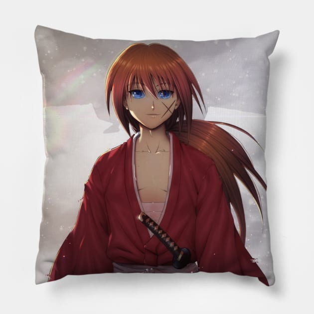 Kenshin Himura Rurouni Kenshin Pillow by DeyvidEndo182