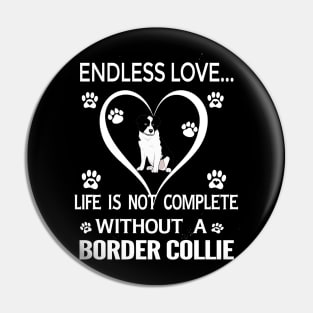 Border Collie Lovers Pin