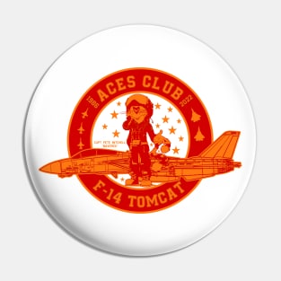 Grumman F-14 Tomcat - Aces Club 1986/2022 - 5 kill - Orange Pin