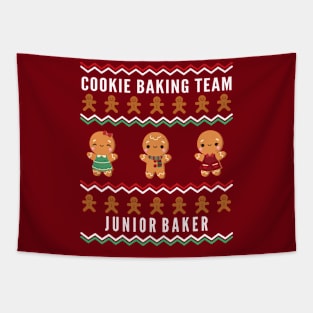 Christmas Cookie Baking Team Junior Baker Ugly Xmas Sweater Tapestry