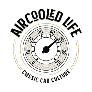 Aircooled Life - Classic Car Speedo Design T-Shirt