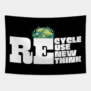 Recycle Reuse Renew Rethink Tapestry