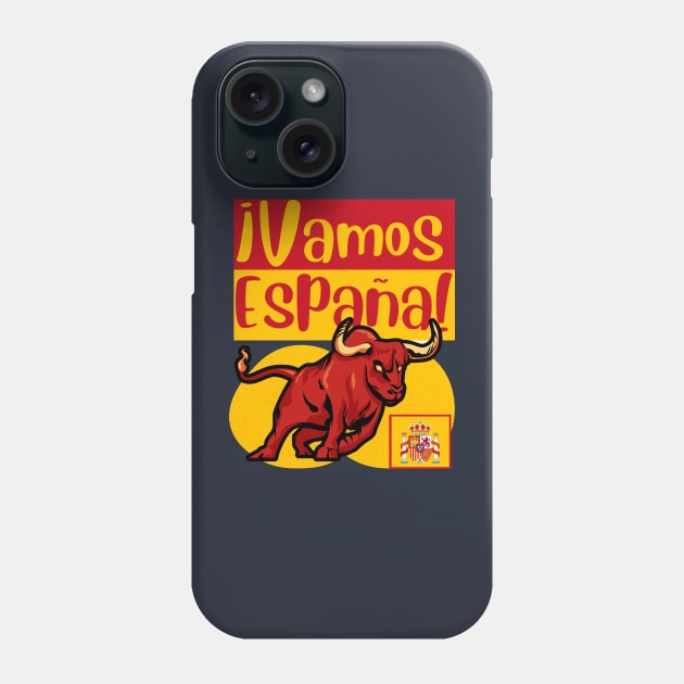 Vamos Espana World Cup Qatar 2022 Phone Case by Ashley-Bee