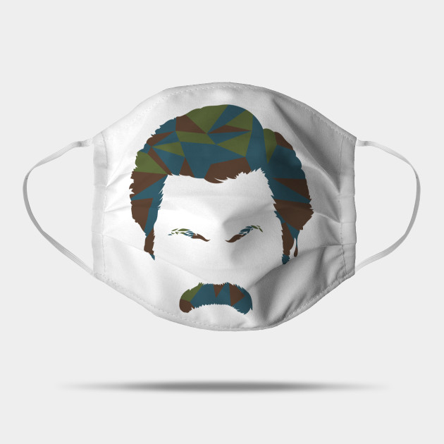 Ron Swanson Mustache Graphic Parks And Rec Mask Teepublic,Jungkook Suit