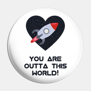 Romantic Astronomy Quote | Valentine's Day Gift Pin