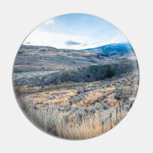 Osoyoos Desert Winter Landscape Pin