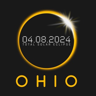 OHIO Totality Total Solar Eclipse April 8 2024 T-Shirt