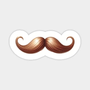 Mustache simple design Magnet