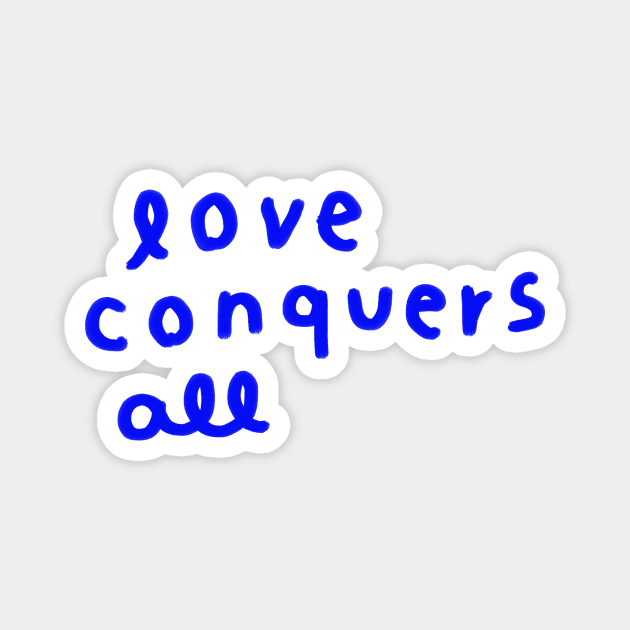 Love conquers all 3 Magnet by Soosoojin