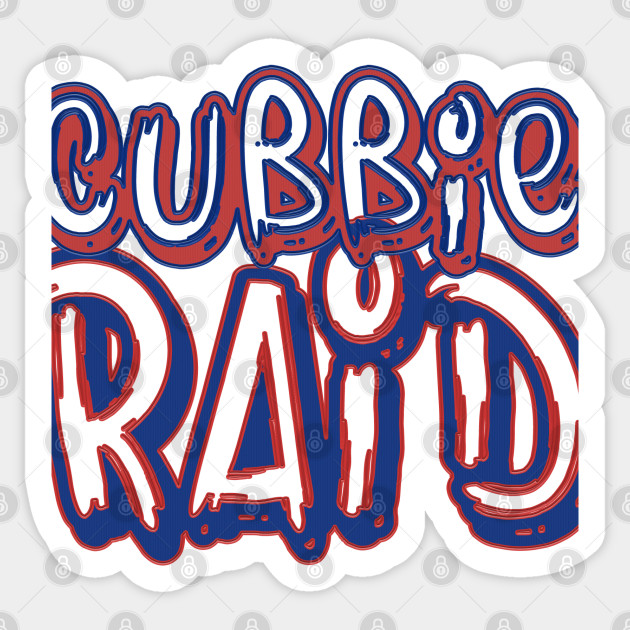 Cubbie Raid Twitch Emote Sticker Teepublic