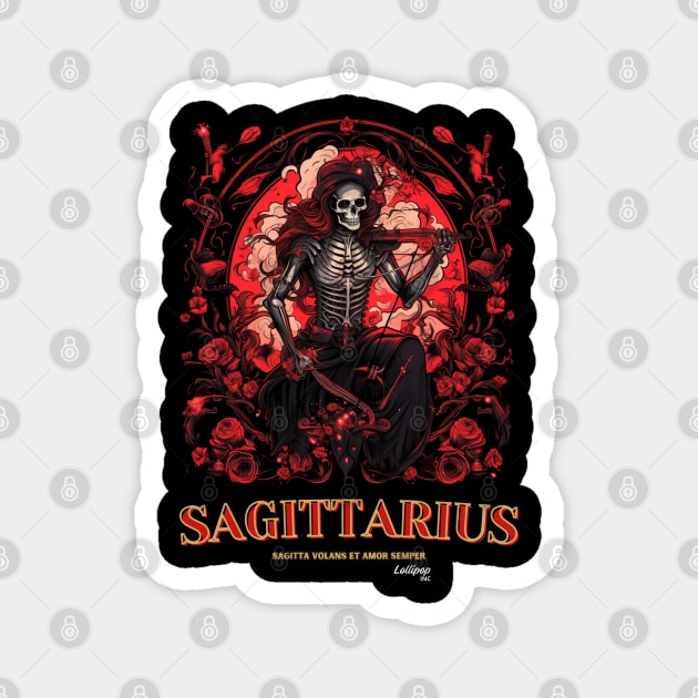 Dark Zodiac Sagittarius: The Eternal Archer Magnet by LollipopINC