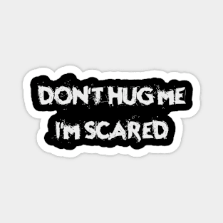 Don't Hug Me I'm Scared Magnet