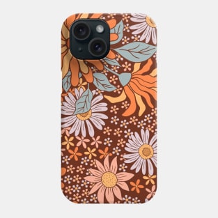 Warm Vintage Botanical Pattern Phone Case