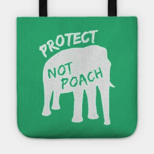 Protect Not Poach Ivory Trade Awareness Tote