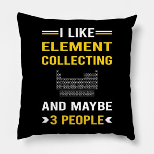 3 People Element Collecting Elements Pillow