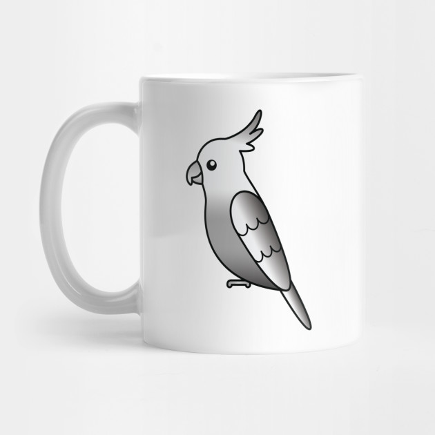 White Faced Cockatiel Bird Cute Cartoon Illustration Cockatiel Mug Teepublic Cockatiels cartoon 1 of 13. white faced cockatiel bird cute cartoon illustration by destei