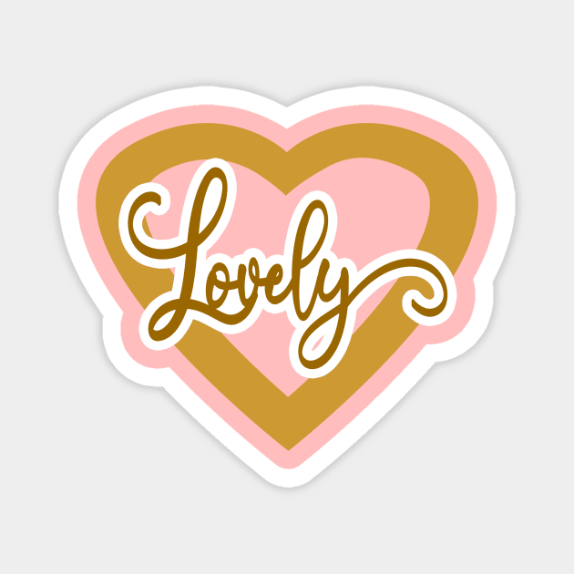 Lovely Love Magnet by Shop Ovov