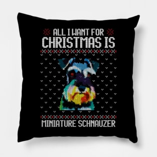 All I Want for Christmas is Great Dane - Christmas Gift for Dog Lover Pillow