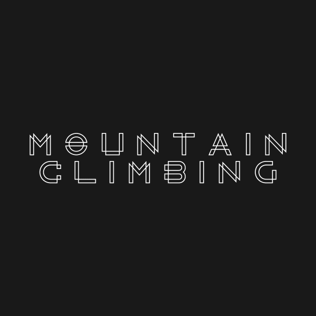 Mountain Climbing Mountain Rock Climbing by superteeshop