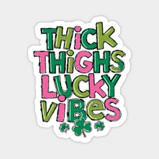 Lucky vibes St Patricks Magnet