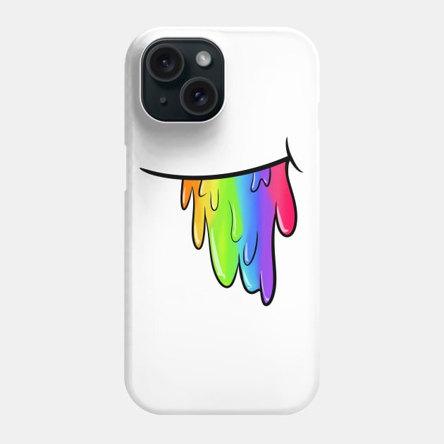 Rainbow Smile Phone Case by NetJan