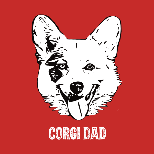 Corgi Dad by DoggyStyles