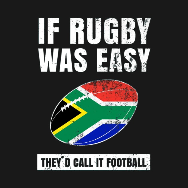 South Africa Rugby Funny Support Gift Active by FnsShop