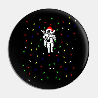 Christmas Astronaut Pin