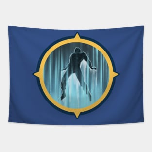 Trickster Time Rift Logo Tapestry