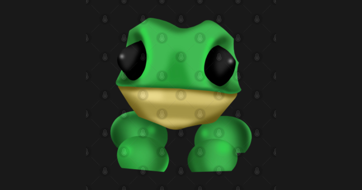 Adopt me Roblox Frog - Adopt Me - Autocollant | TeePublic FR