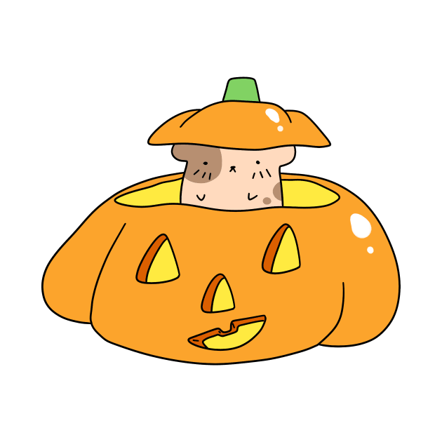 Jack O' Lantern Hamster by saradaboru