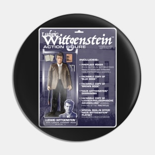 Ludwig Wittgenstein Action FIgure Pin